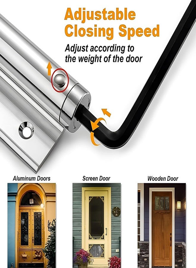Volo Spring Door Closer for Residential/Commercial Purposes, for 35kg Light Weight PVC/Aluminium Doors, Converts Hinged Door to Automatic Self-Closing Door, Spring Door Closer (1) - Image 5